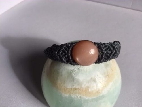 Bracelet pierre de lune pêche