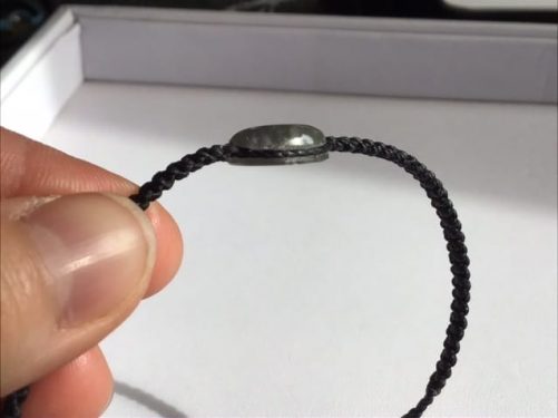 Bracelet labradorite lagon