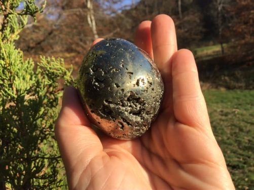 Oeuf en pyrite