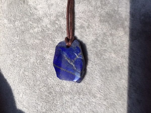 Lapis-lazuli-semi-brut-pendentif