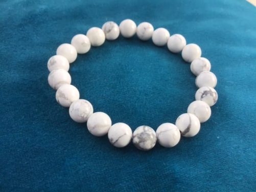 Bracelet howlite 8mm