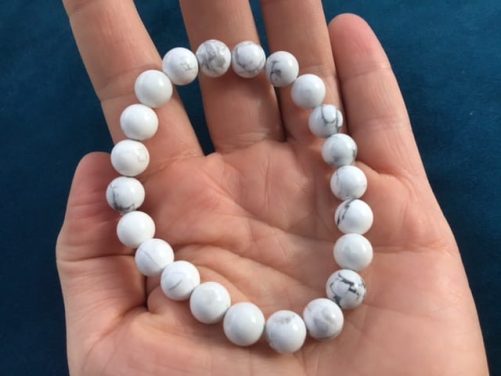 Bracelet howlite 8mm