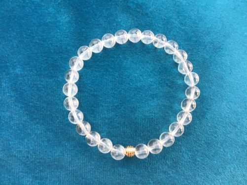 Bracelet cristal de roche 8mm