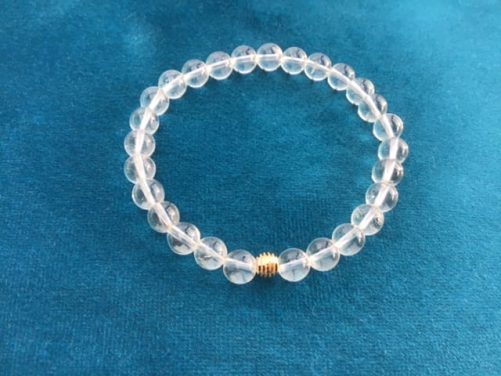 Bracelet cristal de roche 8mm