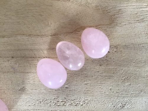 Petit oeuf quartz rose
