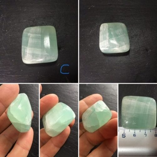 Calcite bleu & pistache