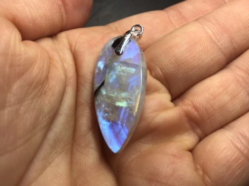 Pendentif Péristérite et argent925