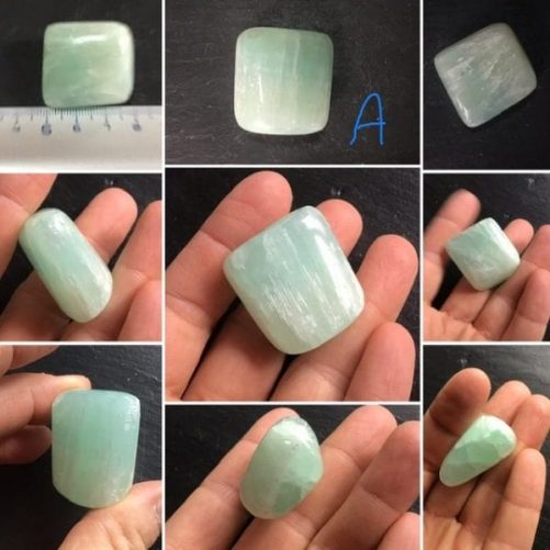 Calcite bleu & pistache