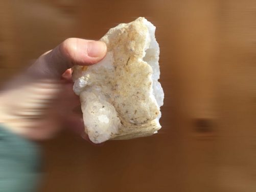 Géode de quartz grotte