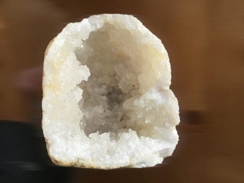 Géode de quartz grotte