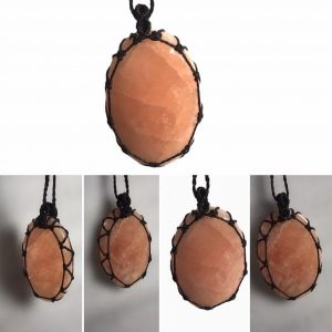 Macramé morganite