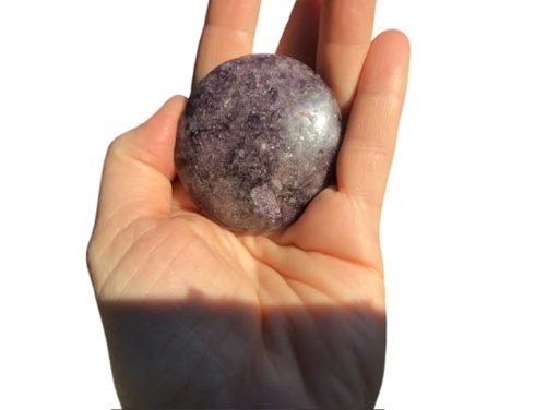 Galet lépidolite