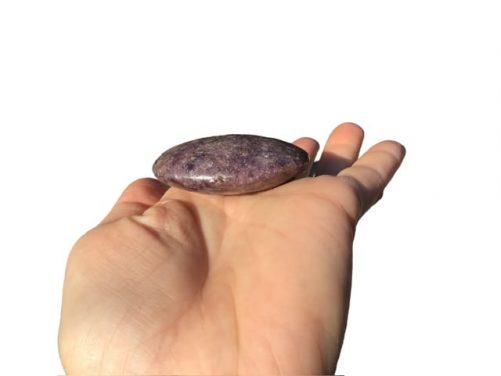 Galet lépidolite