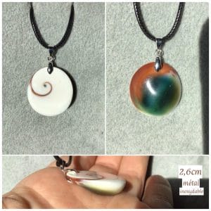 Oeil de sainte lucie avec couleur bleu canard
