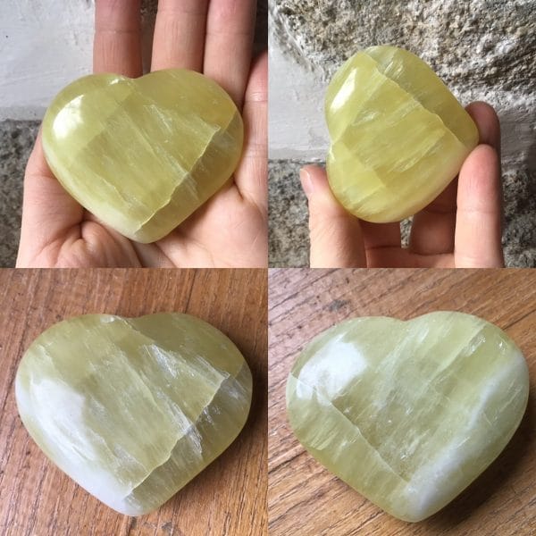 Coeur-calcite-jaune
