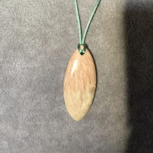 Pendentif scolécite sur cordon