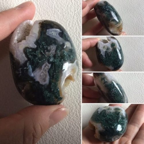 Galet agate mousse au choix