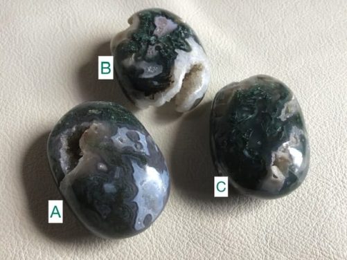 Galet agate mousse au choix