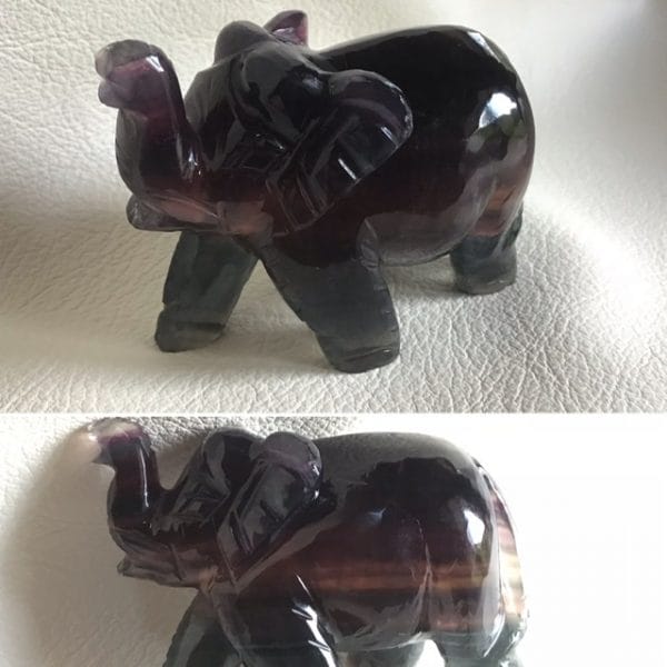 Statuette-elephant-pierre