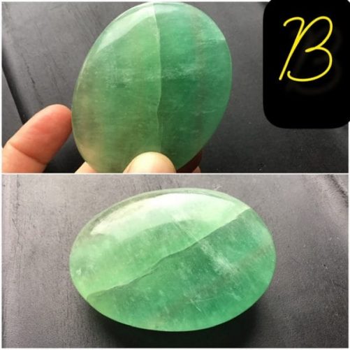 Galets fluorite verte