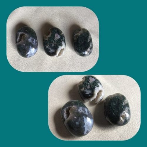 Galet agate mousse au choix