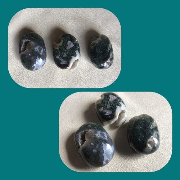 Galets-agate-mousse