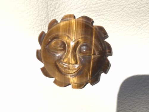 Figurine soleil oeil de tigre