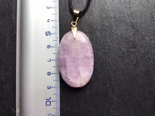Pendentif kunzite oval