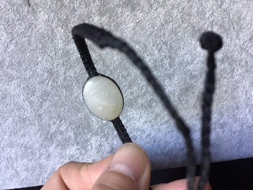 Bracelet pierre de lune blanche