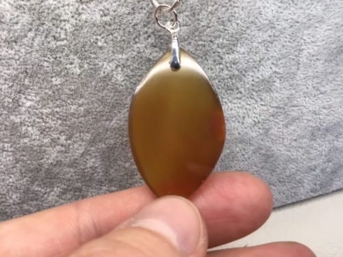 Pendentif Cornaline marquise