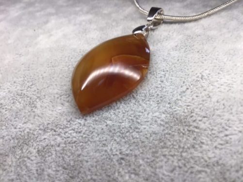 Pendentif Cornaline marquise