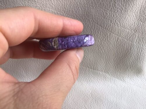 Charoite artisanat français