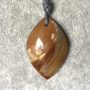 Pendentif en bois fossilisé
