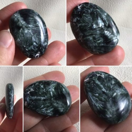Galet seraphinite artisanat français