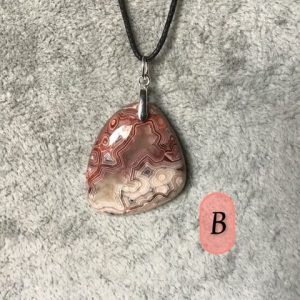Pendentif agate crazy lace