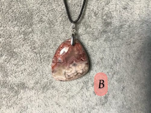 Pendentif agate crazy lace