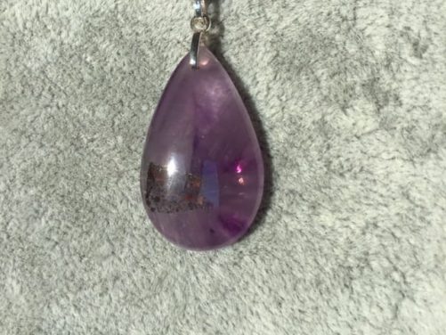 Amethyste avec goethite
