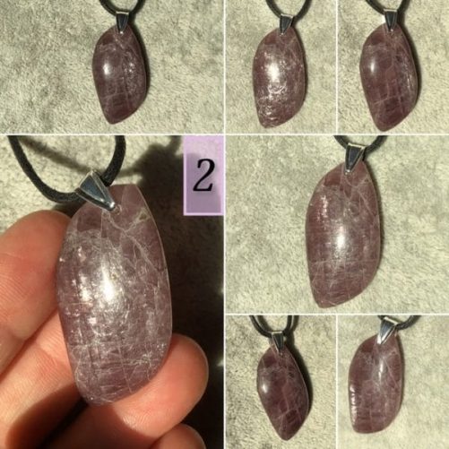 Pendentifs Angélite violette
