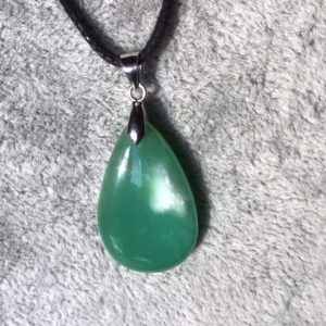 Pendentif chrysoprase 3cm
