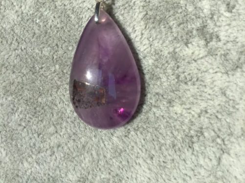 Amethyste avec goethite
