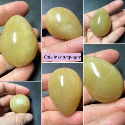 Oeufs en pierres naturelles