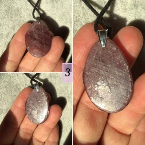Pendentifs Angélite violette
