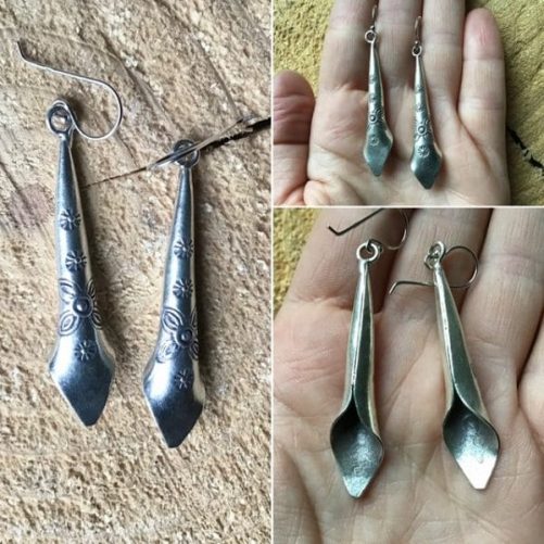 Longues boucles fleuries