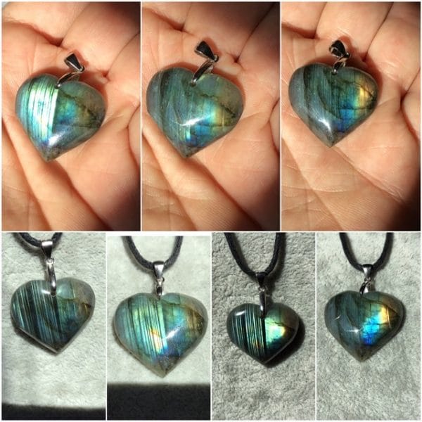 Pendentif-coeur-Labradorite-bleu-vert
