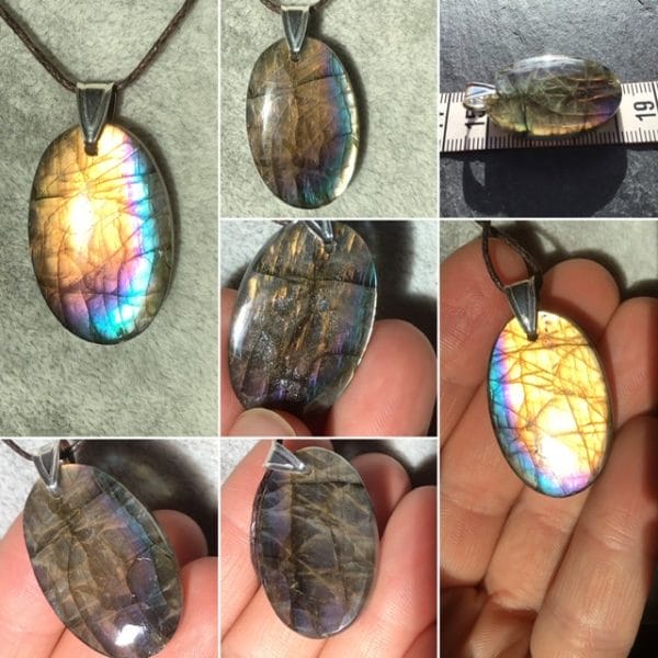 Pendentif-labradorite-arc-en-ciel