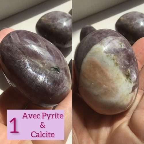 Galets angelite violette