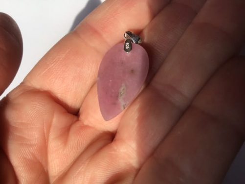 Pendentif petalite