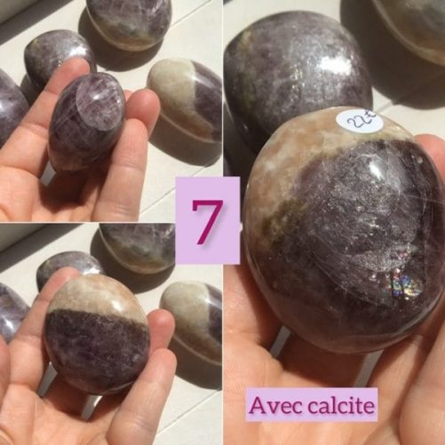 Galets angelite violette
