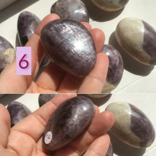 Galets angelite violette