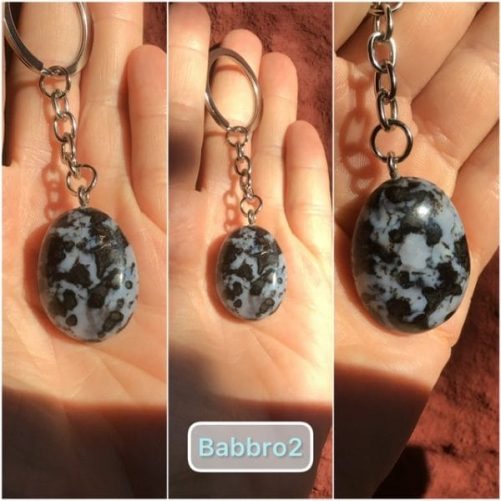 Porte clef pierre naturelle